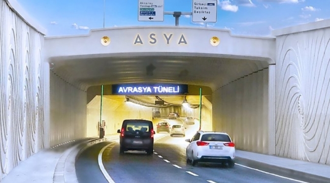 Avrasya Tüneli geçiş ücretine yüzde 26 zam: 46 Liraya çıktı