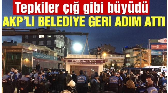 Halkın Tepkileri AKP'li belediyeye geri adım attırdı!