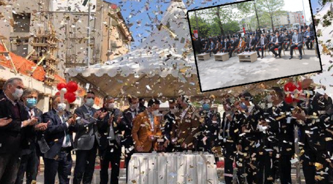 AKPli belediyenin lebalep temel atma töreni