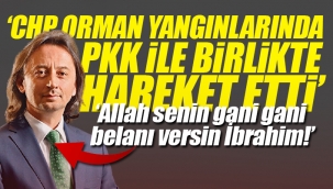 İktidara yakın isimden skandal yangın tweeti