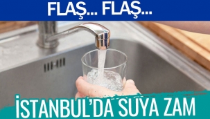 İSTANBULDA İSKİ SUYA %29 ZAM YAPTI !