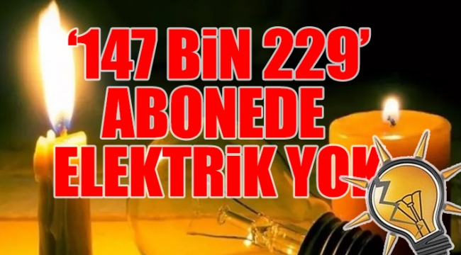 AKPli belediye yurttaşı karanlığa gömdü, şirkete huzur getirdi