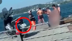 Boğazda tepki çeken görüntüler.... Cinsel ilişkiye girdiler