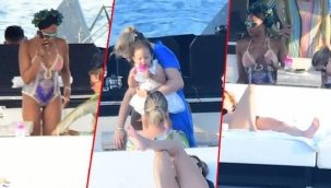 Naomi Campbell kızıyla Bodruma geldi