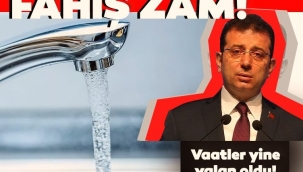 İBB'den suya fahiş zam