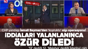 İsmail Saymaz'dan 'Beştepe'de İmamoğlu zirvesi' algısı: Yalanı ortaya çıkınca özür dilemek zorunda kaldı.