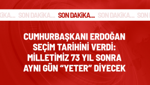 Son Dakika! Cumhurbaşkanı Erdoğan, seçim tarihini verdi: Milletimiz 73 yıl sonra aynı gün 'yeter' diyecek