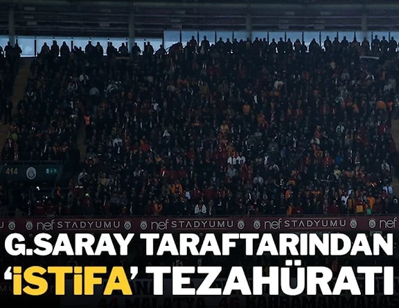 Galatasaray tribünlerinde ' HÜKÜMET İSTİFA ' sesleri