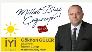 GÖKHAN GÜLER, İYİ PARTİ'DEN İSTANBUL 2.BÖLGE MİLLETVEKİLİ ADAY ADAYLIĞI BAŞVURUSU YAPTI
