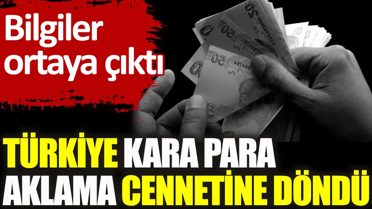 Türkiye kara para aklama cennetine döndü. MASAK'ın verilerinde ortaya çıktı