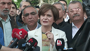 Canan Kaftancıoğlu AKP İstanbul İl Başkanlığına siyah çelenk bıraktı