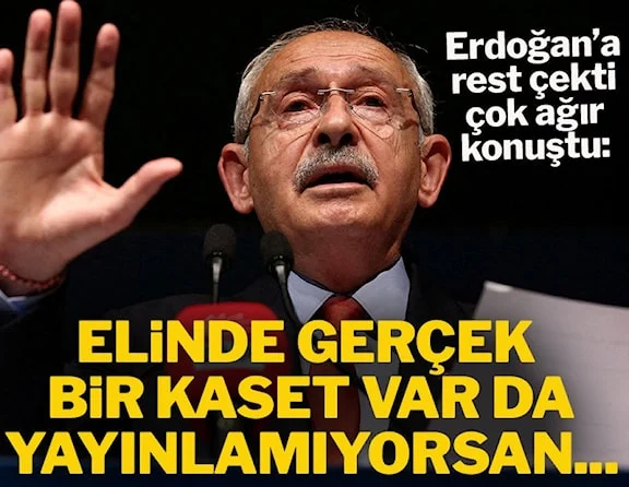 Kılıçdaroğlu'ndan Erdoğan'a 'Kandil' tepkisi: Müfterisin, günah ve pislik içinde boğuldun
