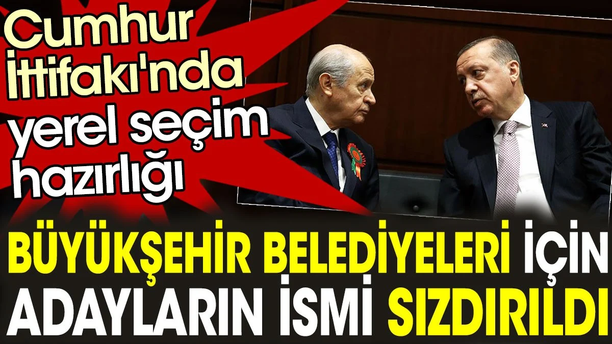 Cumhur İttifakı'ndan yerel seçim için İzmir ve Antalya planı! 2 sürpriz isim gündemde