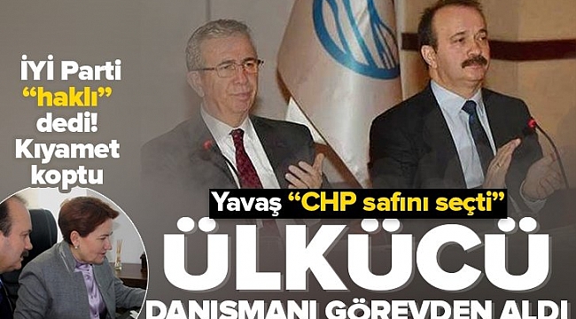 Mansur Yavaş ülkücü danışmanı Servet Avcı'yı İYİ Parti'yi haklı buldu diye görevden aldı.
