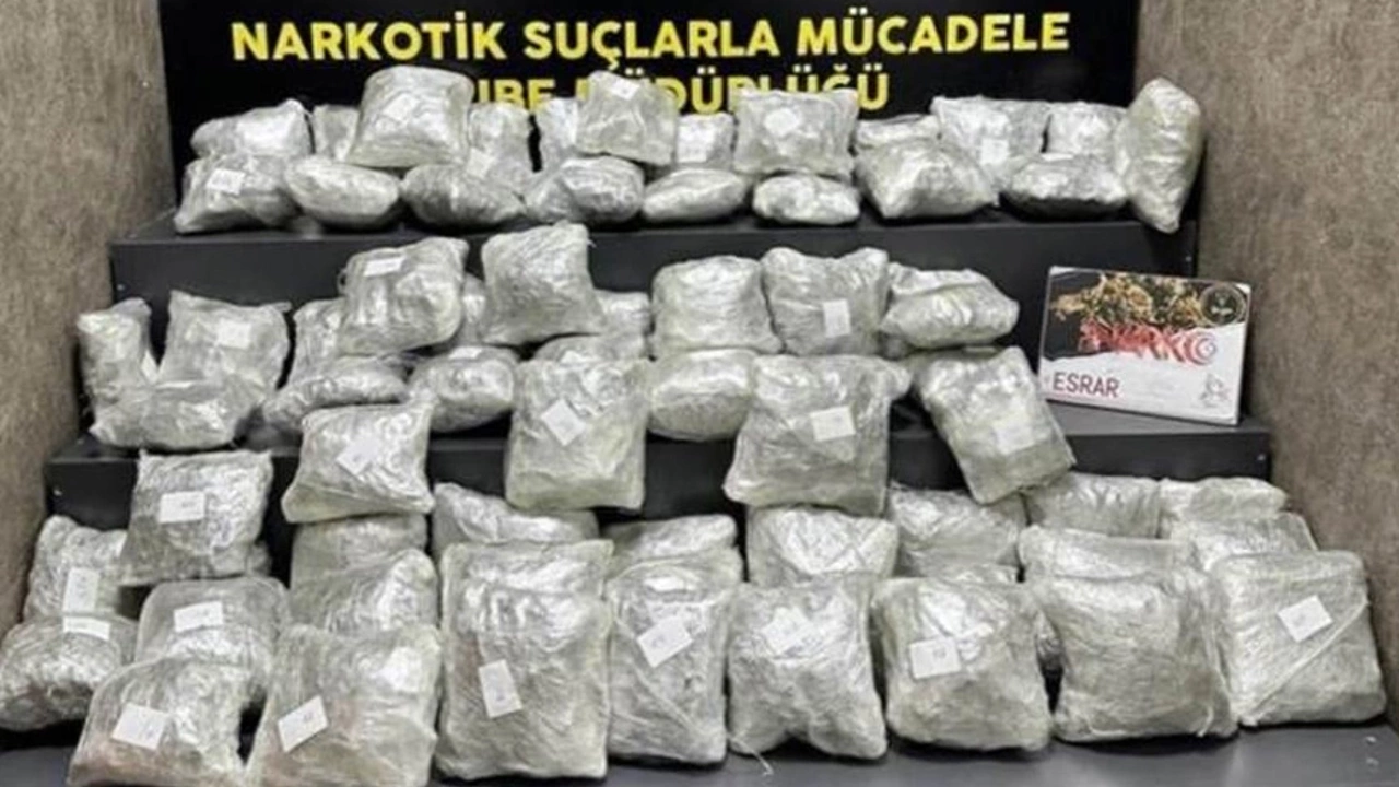Kargo firmasına uyuşturucu operasyonu