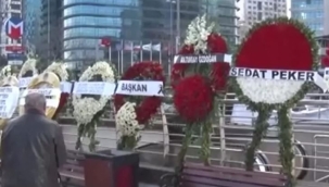 Eski MİT'çi Mehmet Eymür'ün cenazesinde Alaattin Çakıcı ve Sedat Peker'den çelenk