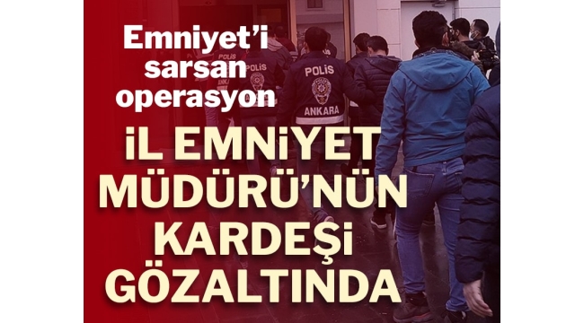 Mersin Emniyet Müdürü'nün kardeşi Vezir Aslan kaçak makarondan gözaltında