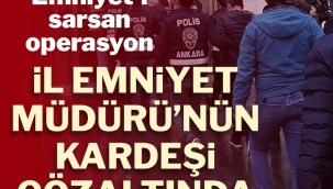 Mersin Emniyet Müdürü'nün kardeşi Vezir Aslan kaçak makarondan gözaltında