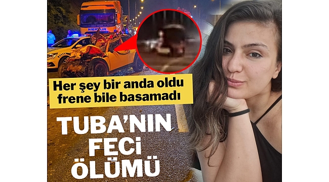 Düzce'de feci kaza! Otomobilde sıkışan Tuba hayatını kaybetti