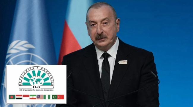 Aliyev, Azerbaycan'ın D-8'e üyeliğine resmen onay verdi