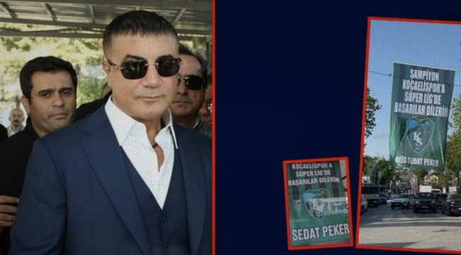 Sedat Peker'den Kocaelispor bayrakları!
