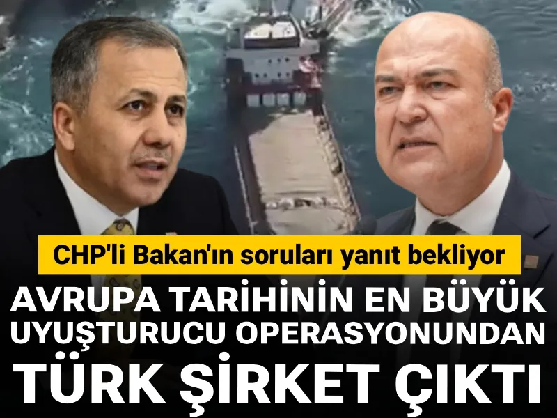 10 Tonluk Kokain operasyonundan Türkiyede'ki ,Kamer Shipping & Trading Co adlı, İstanbul merkezli bir Türk şirketinin yer aldığı görülüyor.