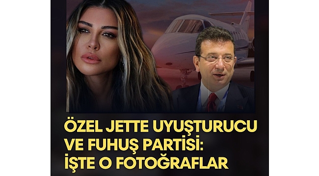 Özel jette uyuşturucu ve fuhuş partisi: İşte o fotoğraflar