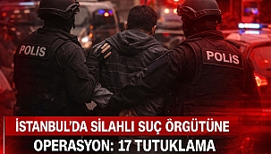İstanbul'da Silahlı Suç Örgütüne Operasyon: 17 Tutuklama