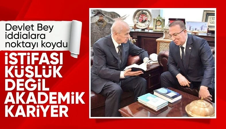 Devlet Bahçeli'den İzzet Ulvi Yönter açıklaması: İstifası küskünlüğe yönelik değildir