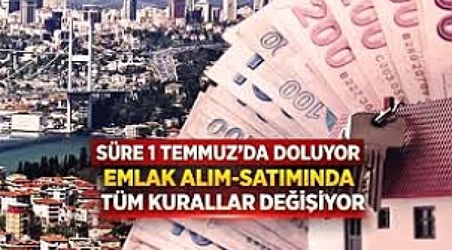 Gayrimenkul satışında yeni dönem! Resmi Gazete'de yayımlandı 