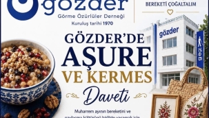 GÖZDER'DEN AŞURE VE KERMES DAVETİ 