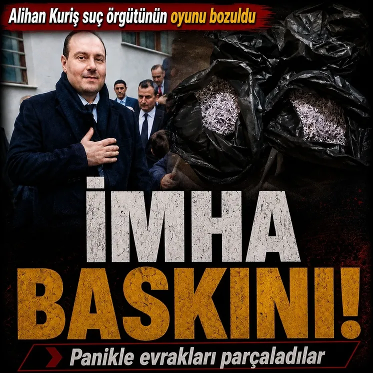 Alihan Kuriş Suç Örgütüne 'İmha' baskını: Panikle evrakları parçaladılar