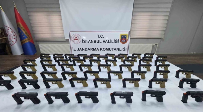 İSTANBUL İL JANDARMA KOMUTANLIĞINDAN BAŞARILI SİLAH OPERASYONU..